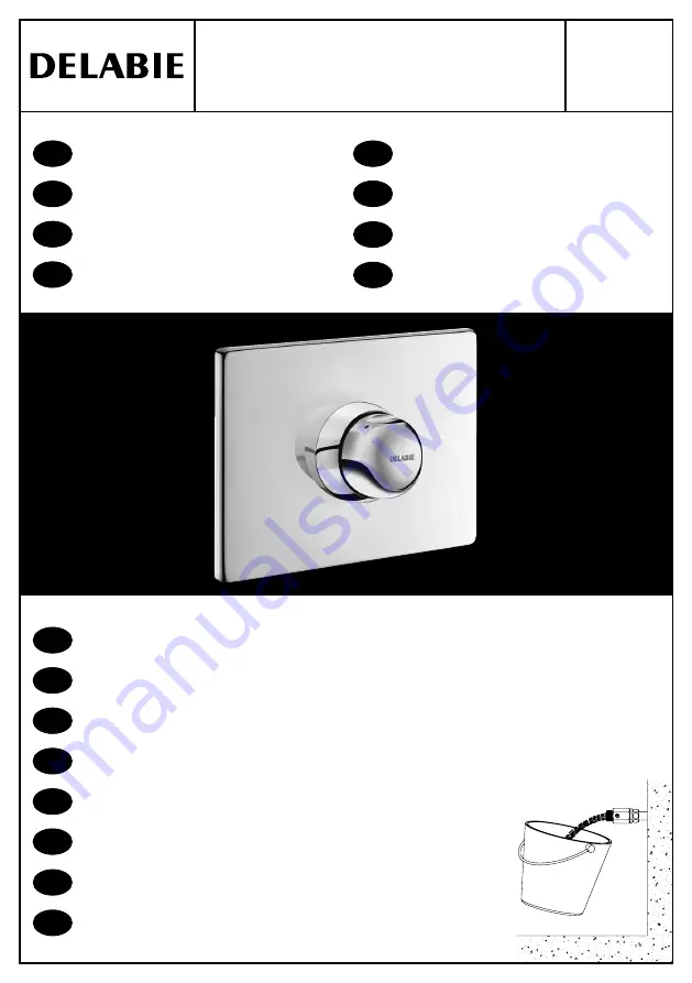 Delabie TEMPOMIX 790BOX-790218 Manual Download Page 1