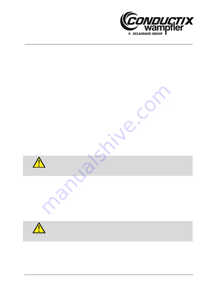 Delachaux Conductix-Wampfler 0314 Series Скачать руководство пользователя страница 50