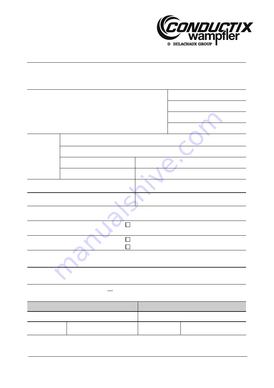 Delachaux Conductix-Wampfler 0314 Series Installation Manual Download Page 55