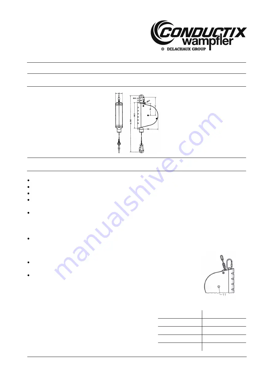 Delachaux Conductix-Wampfler 040804 Series Скачать руководство пользователя страница 7