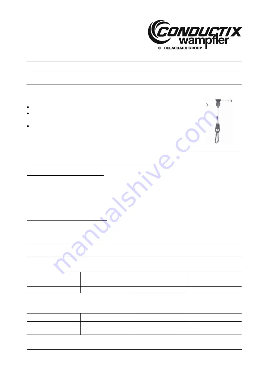 Delachaux Conductix-Wampfler 040804 Series Скачать руководство пользователя страница 8
