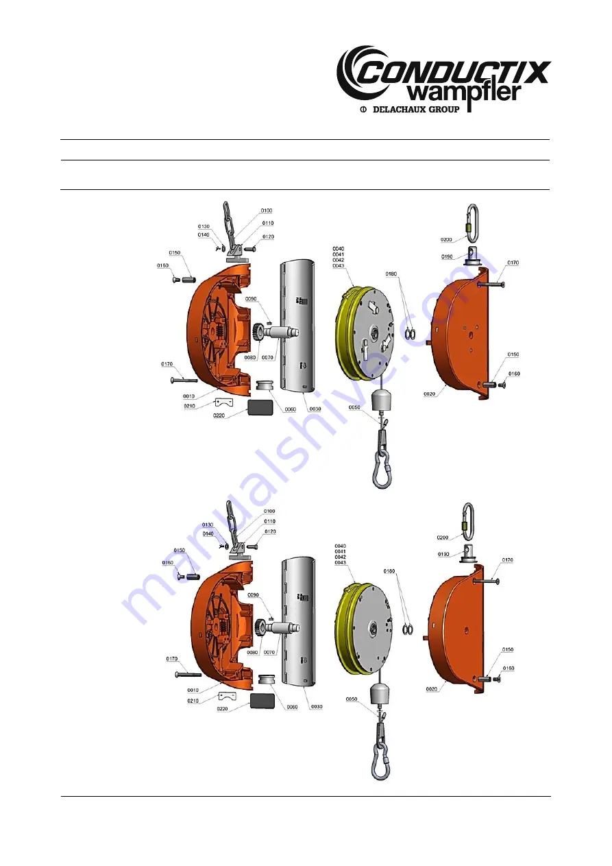 Delachaux Conductix-Wampfler 040804 Series Скачать руководство пользователя страница 12