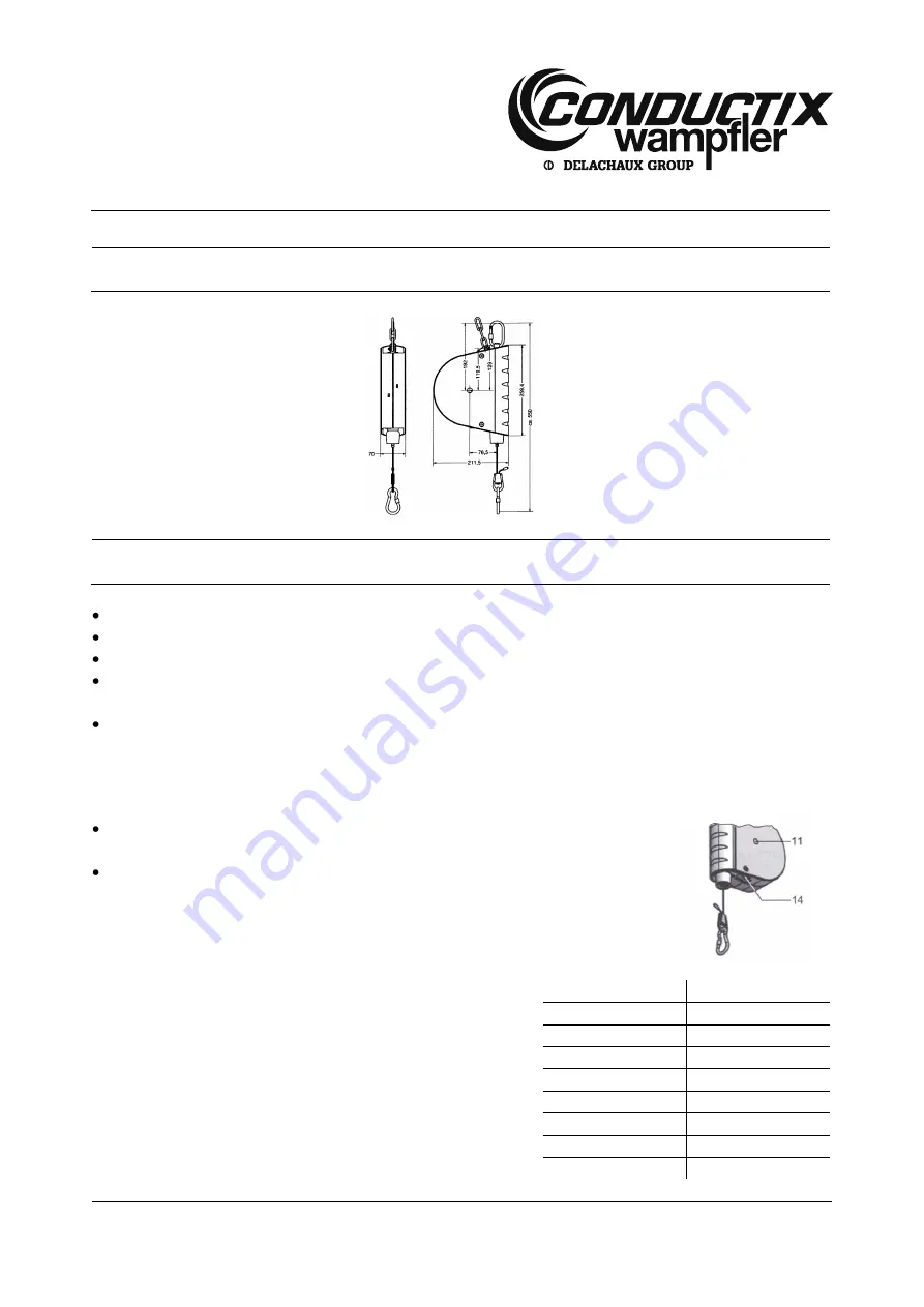 Delachaux Conductix-Wampfler 040804 Series Скачать руководство пользователя страница 19