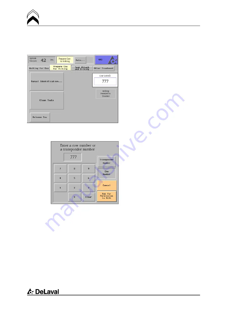 DeLaval VMS 2008 Instruction Book Download Page 68