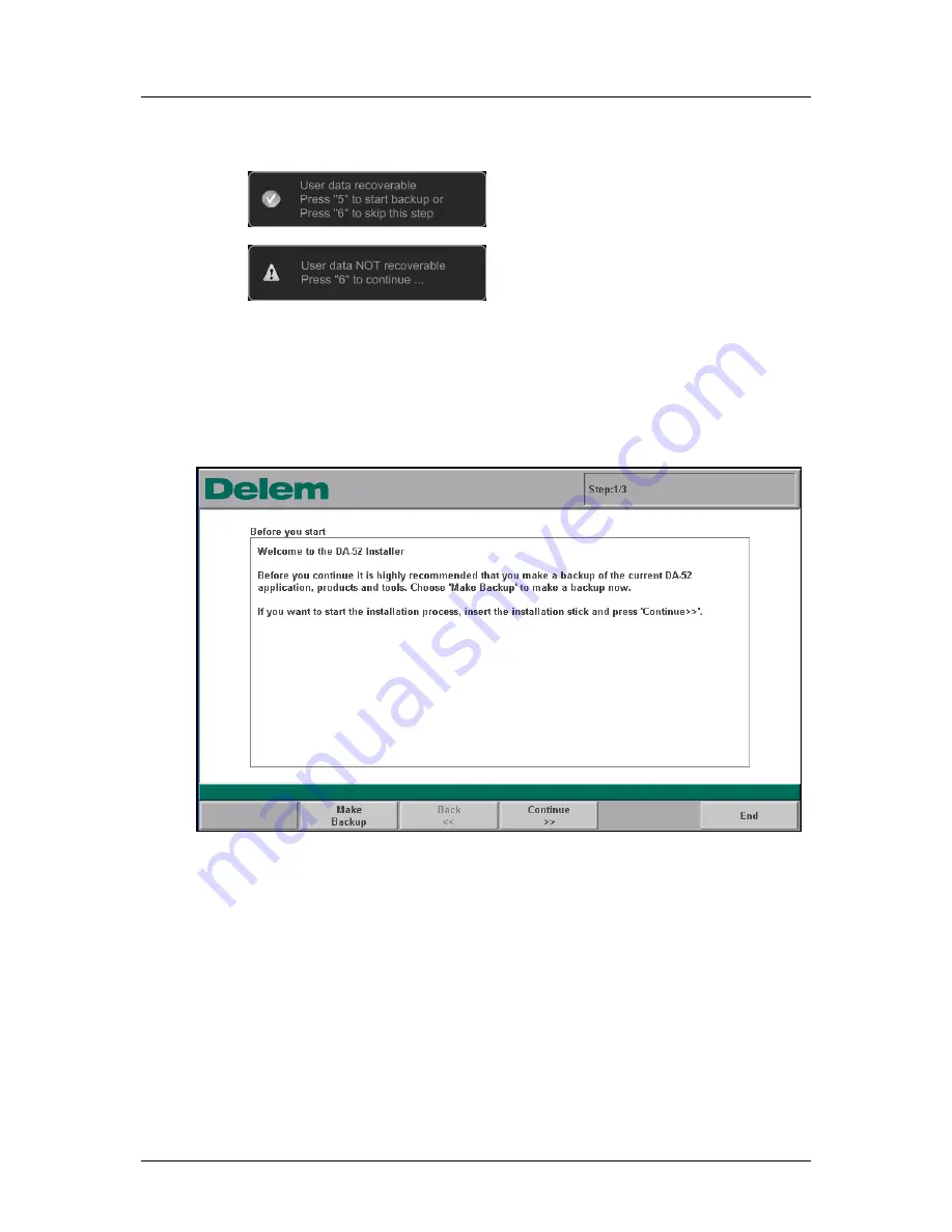 Delem DA-52s Installation Manual Download Page 54