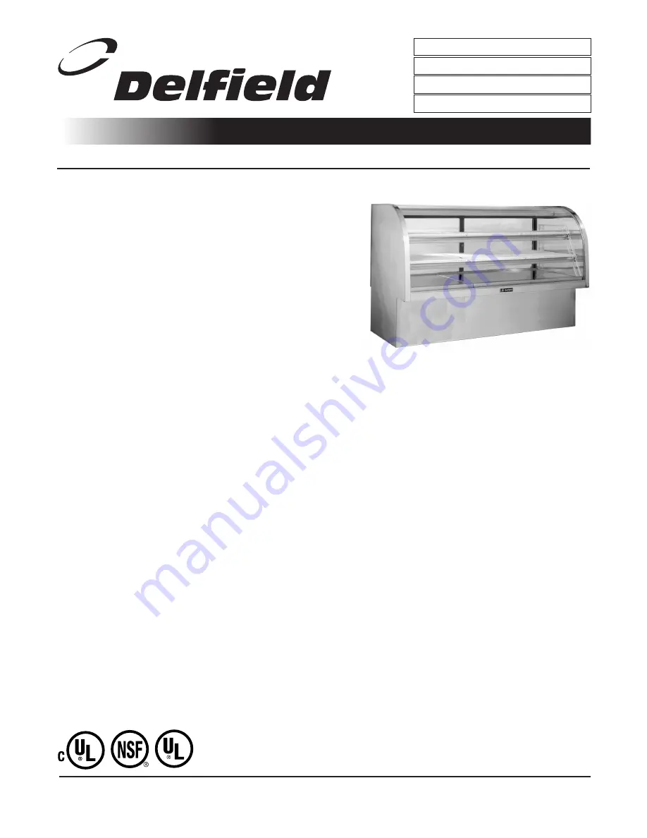 Delfield 537-CR Specification Sheet Download Page 1