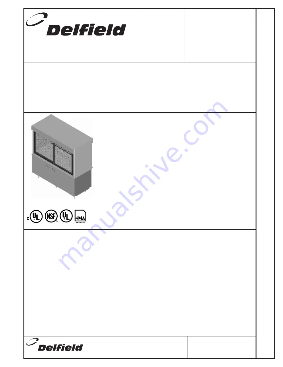 Delfield F15PR48N Specification Sheet Download Page 1