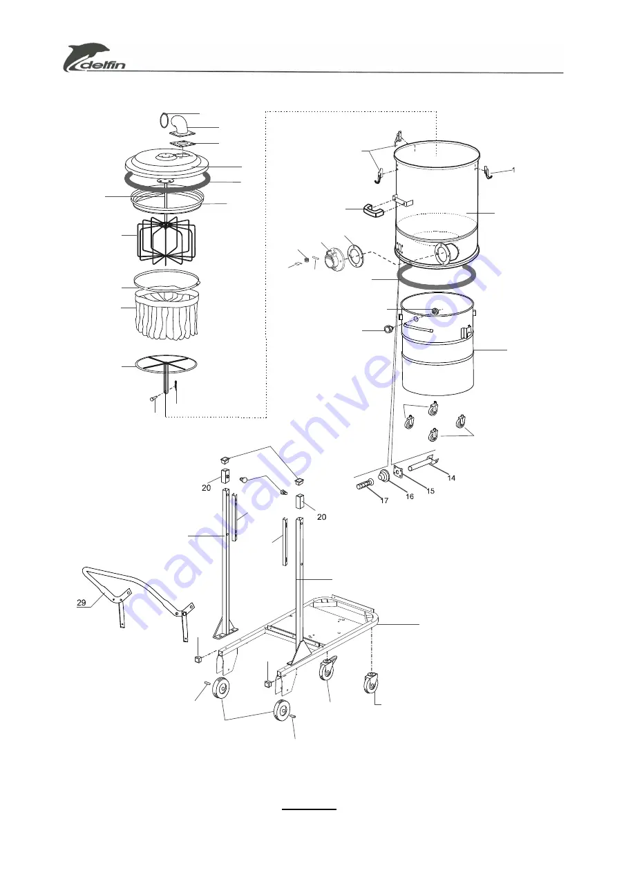 Delfin DG150 SE Operator And  Maintenance Manual Download Page 39