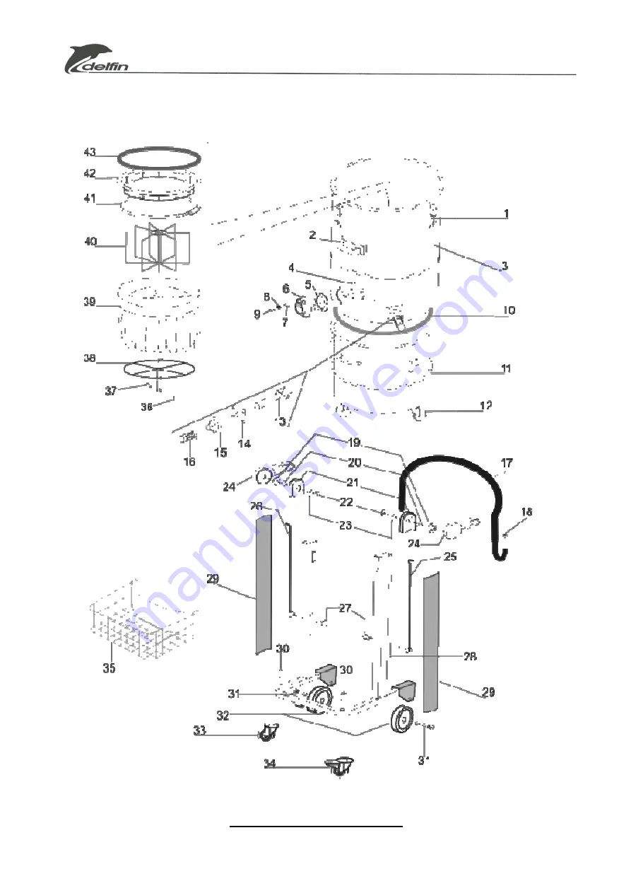 Delfin DM3 ENTRY-LEVEL Operator And  Maintenance Manual Download Page 42