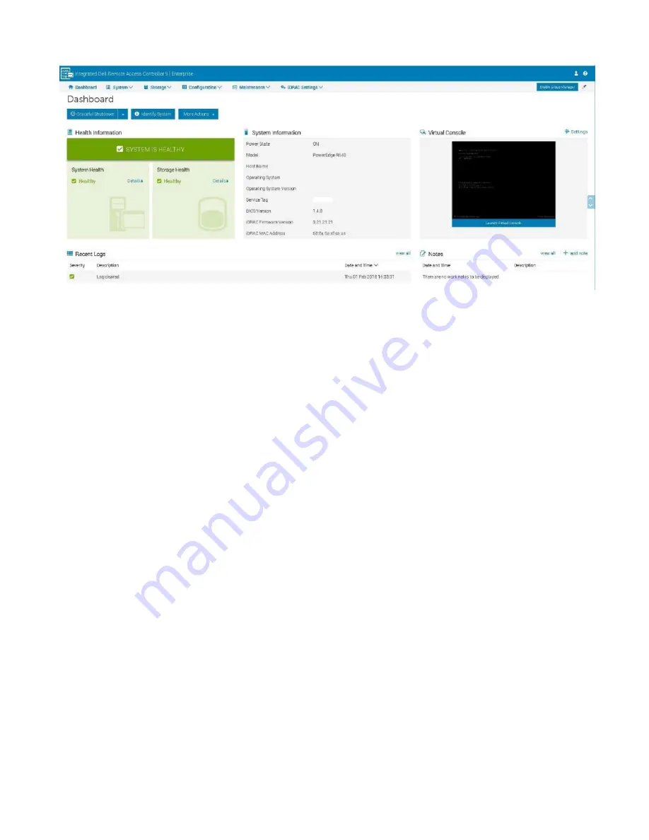 Dell EMC PowerEdge 14G Series Manual Download Page 38