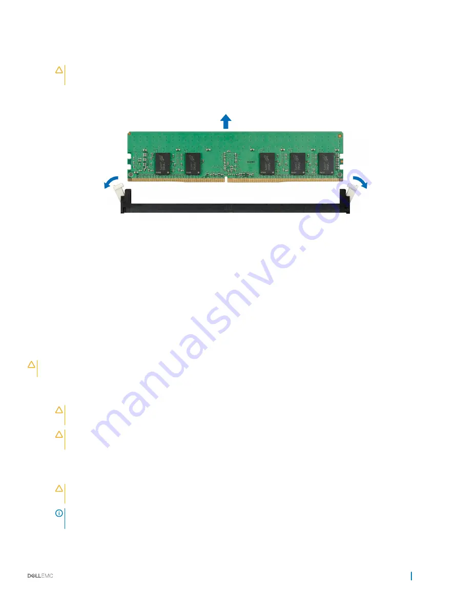 Dell EMC PowerEdge C4140 Installation And Service Manual Download Page 65