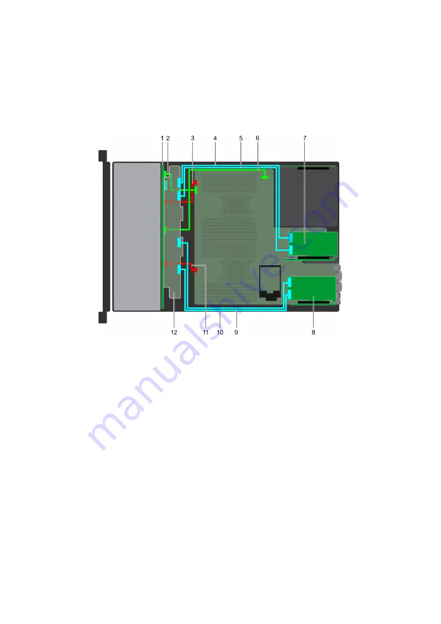 Dell EMC PowerEdge R740xd Installation And Service Manual Download Page 185