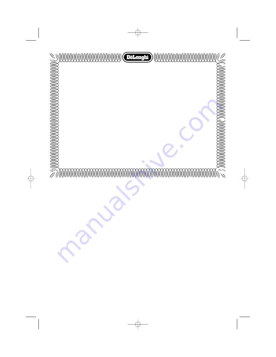 DeLonghi AD679 Instructions For Use Manual Download Page 20