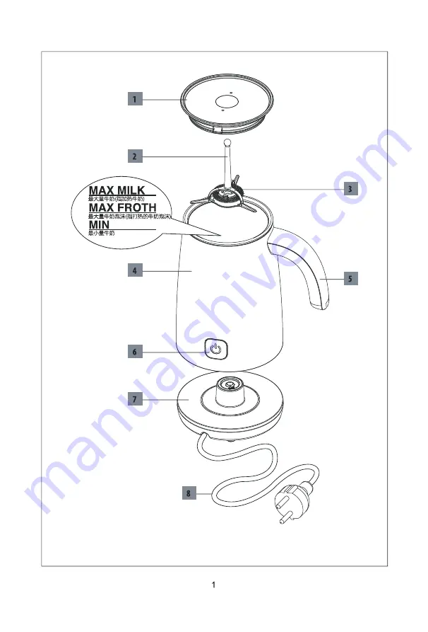 DeLonghi Alicia Latte EMF2.W Скачать руководство пользователя страница 3