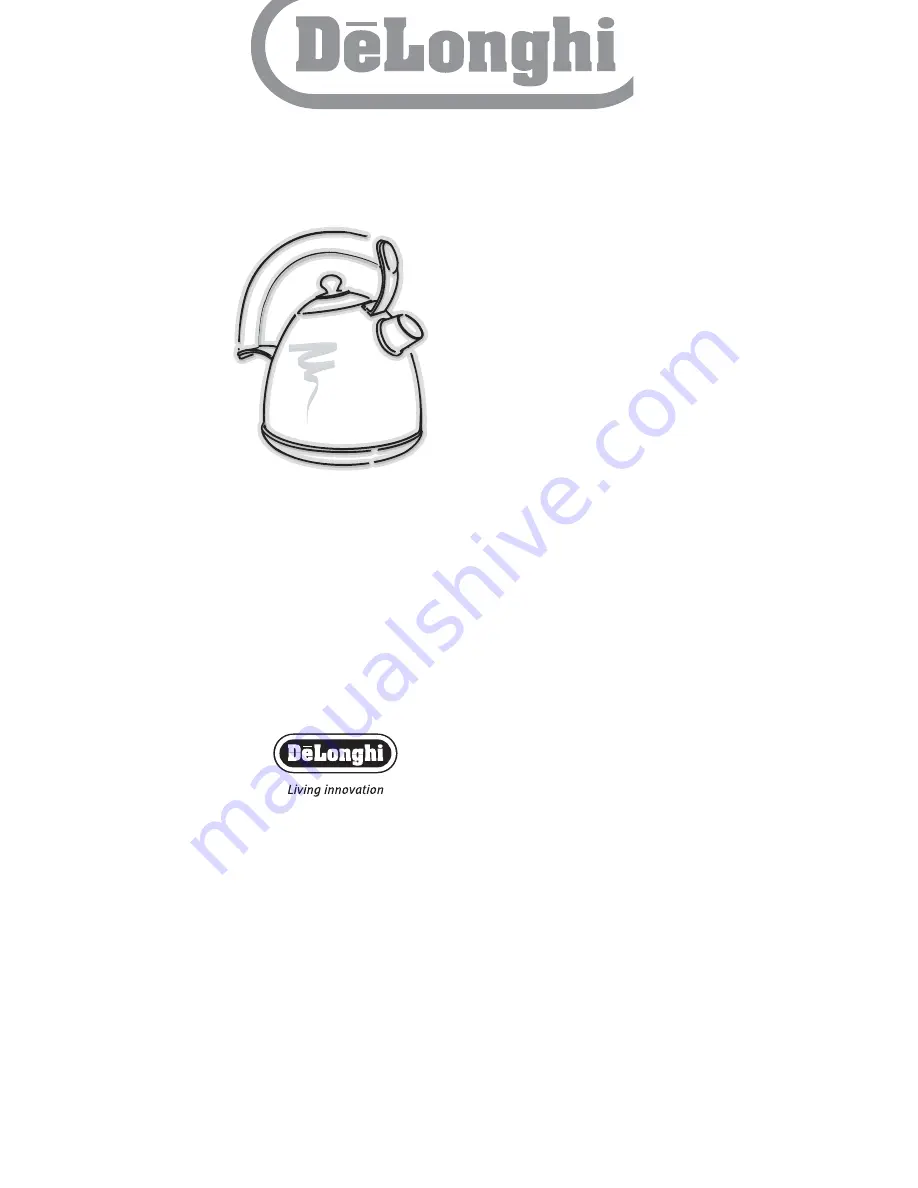 DeLonghi KBB 3010 Instructions Manual Download Page 1