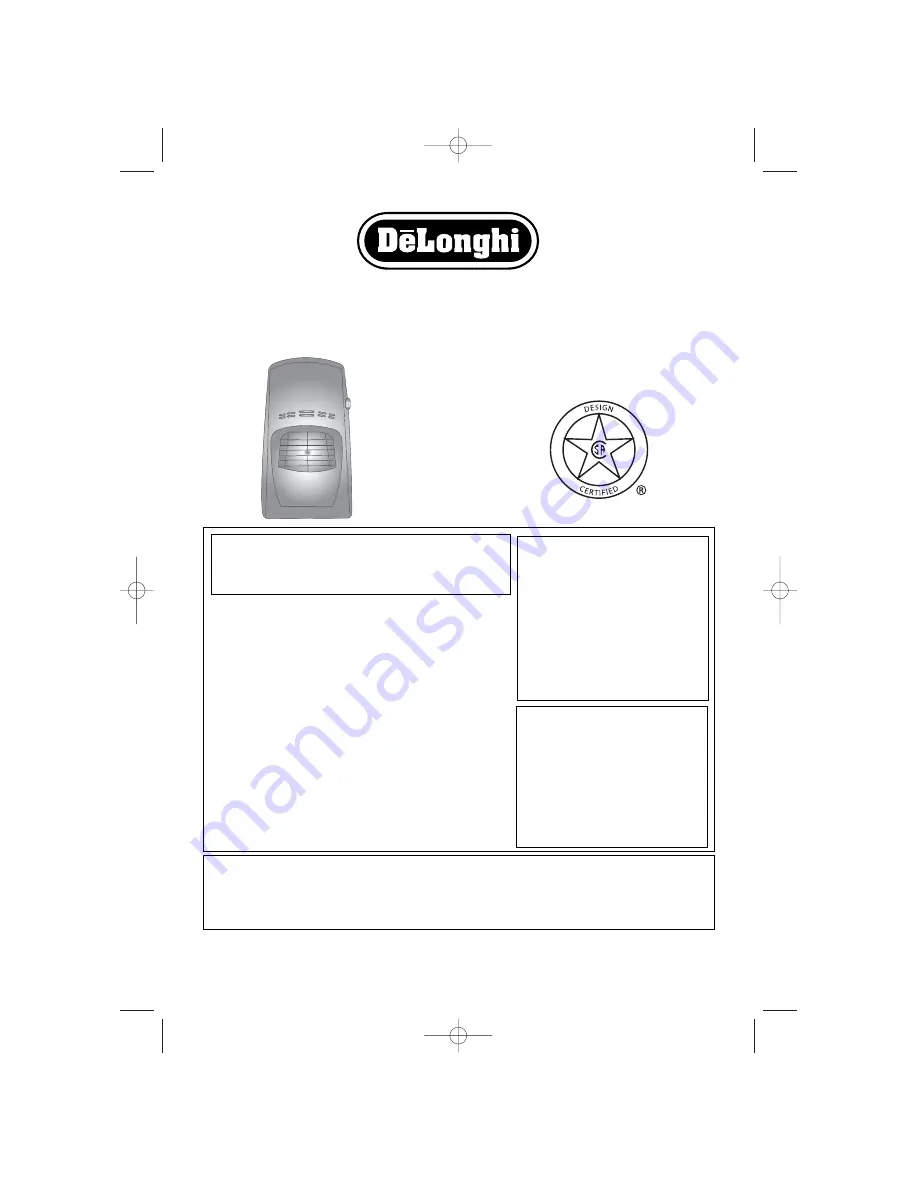 DeLonghi WIR2 Instructionn Manual Download Page 1