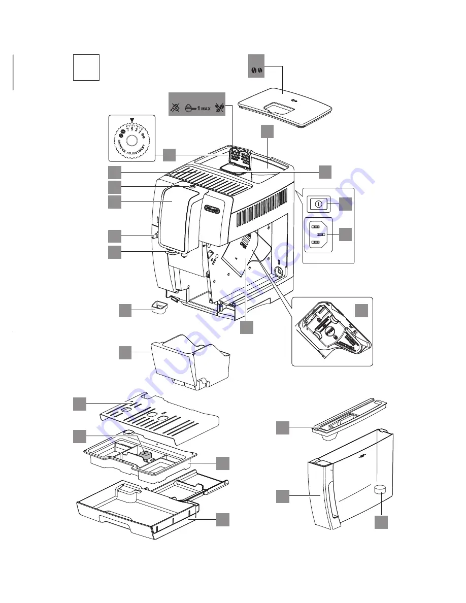 DèLonghi ECAM35X.75 Скачать руководство пользователя страница 4