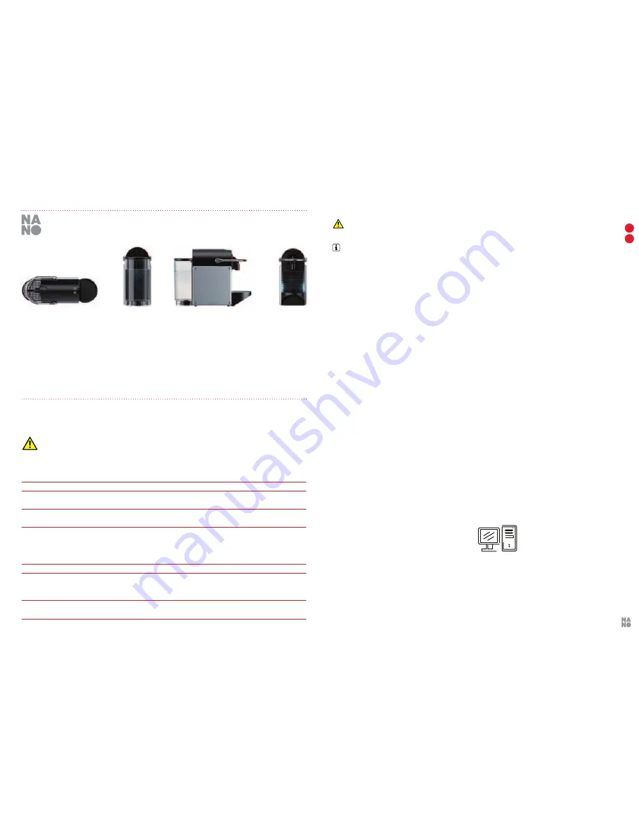 DèLonghi PIXIE D60 Ma machine Owner'S Manual Download Page 8