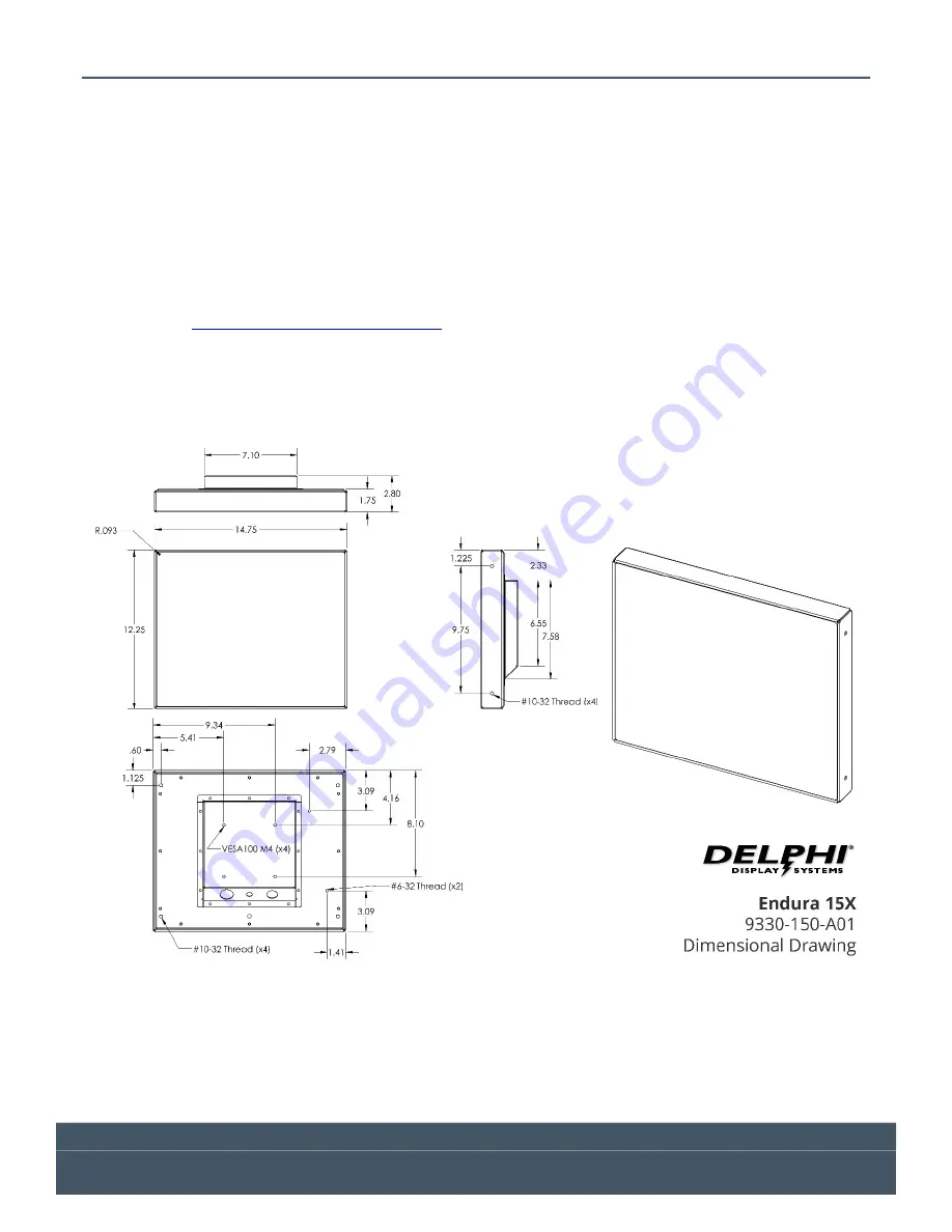 Delphi 9330-150-A01 Скачать руководство пользователя страница 15