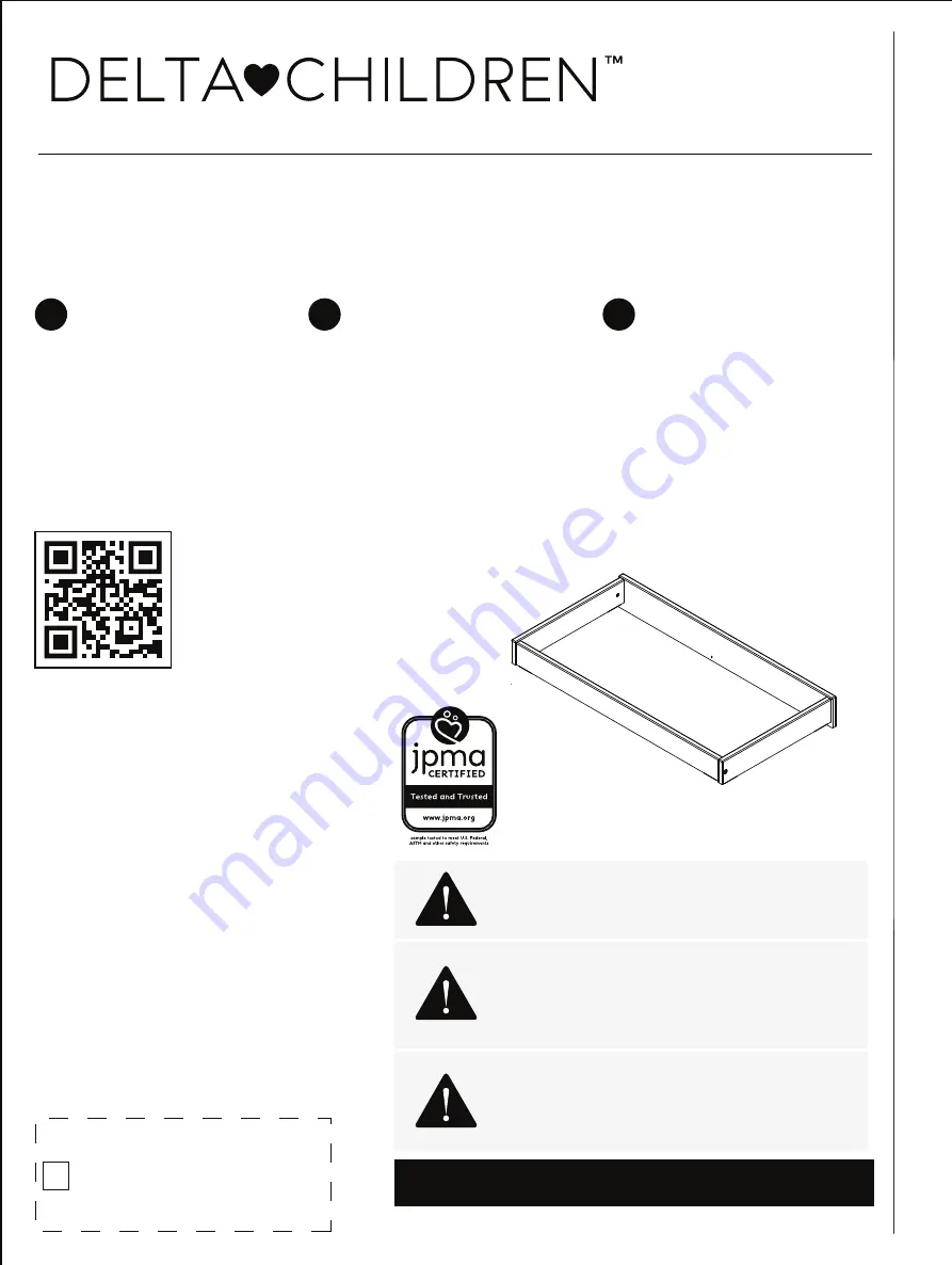 Delta Children 701710 Скачать руководство пользователя страница 1