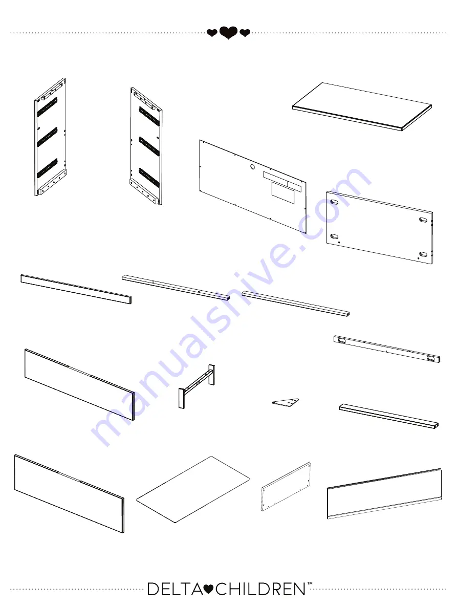 Delta Children B600002662 Assembly Instructions Manual Download Page 10