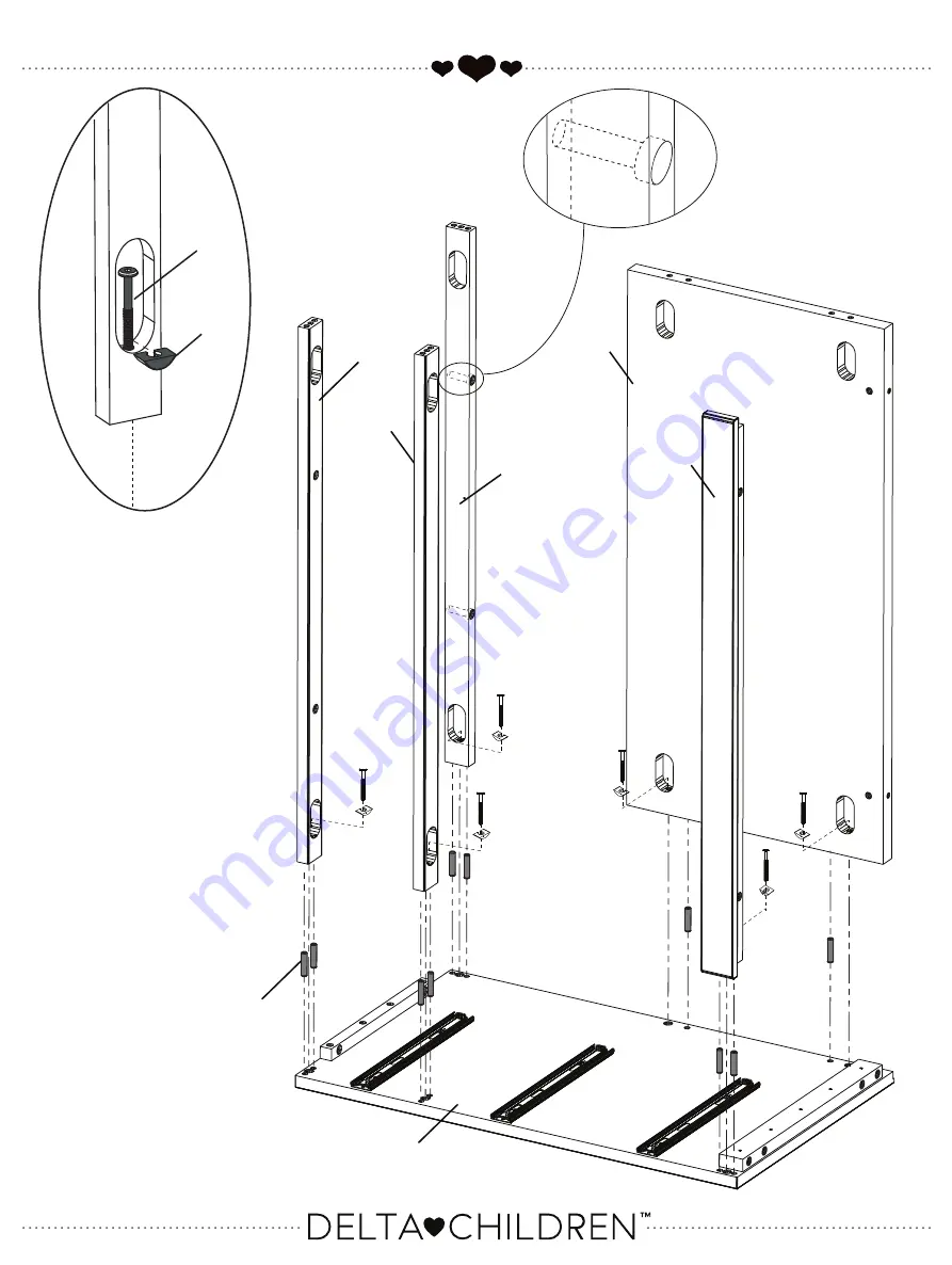 Delta Children B600002662 Assembly Instructions Manual Download Page 15