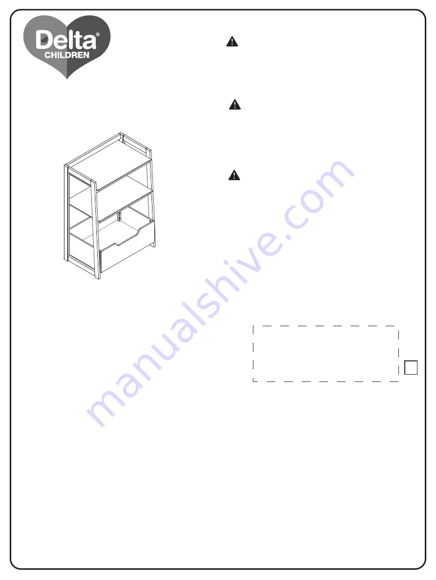 Delta Children W101452 Manual Download Page 1