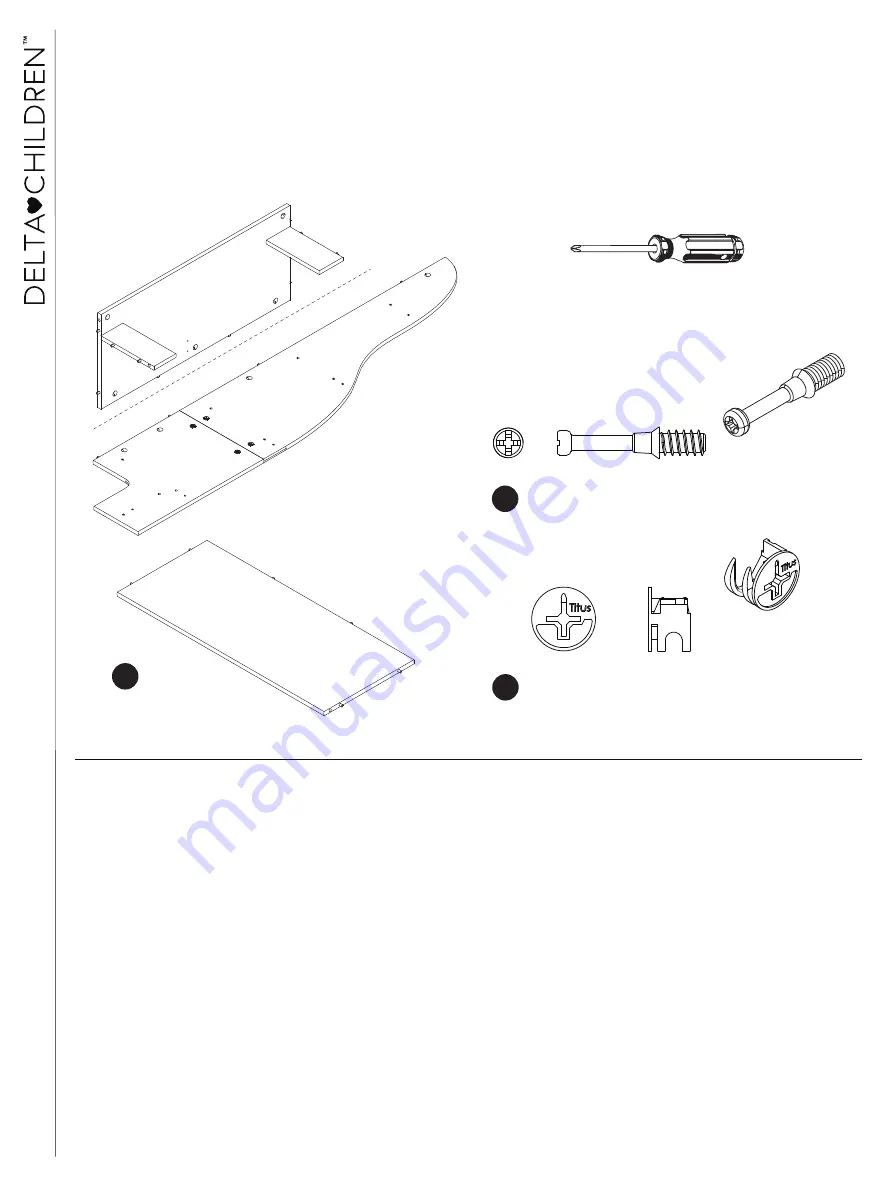 Delta Children W172451-318 Instructions Manual Download Page 14