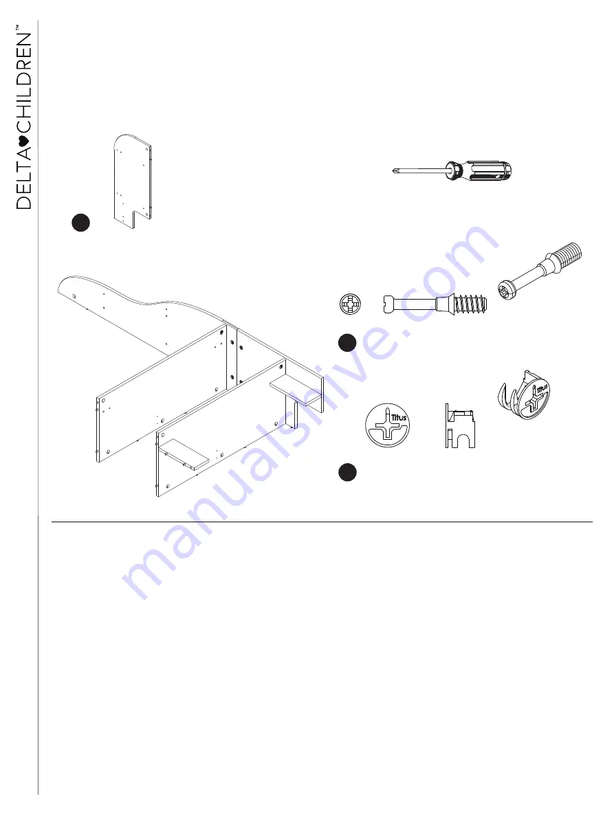 Delta Children W172451-318 Instructions Manual Download Page 16