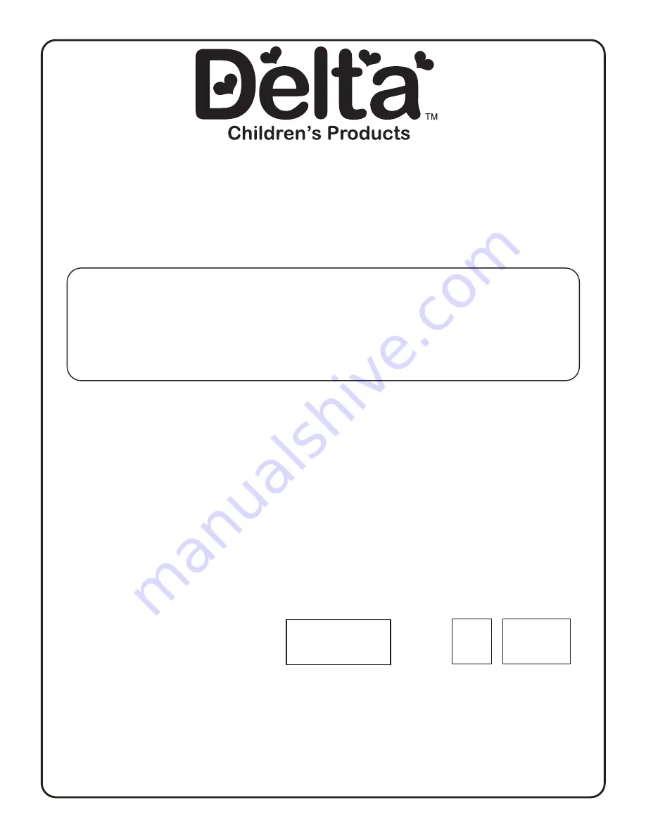 Delta Childrens Products 75513 Series Instructions For Use Download Page 4