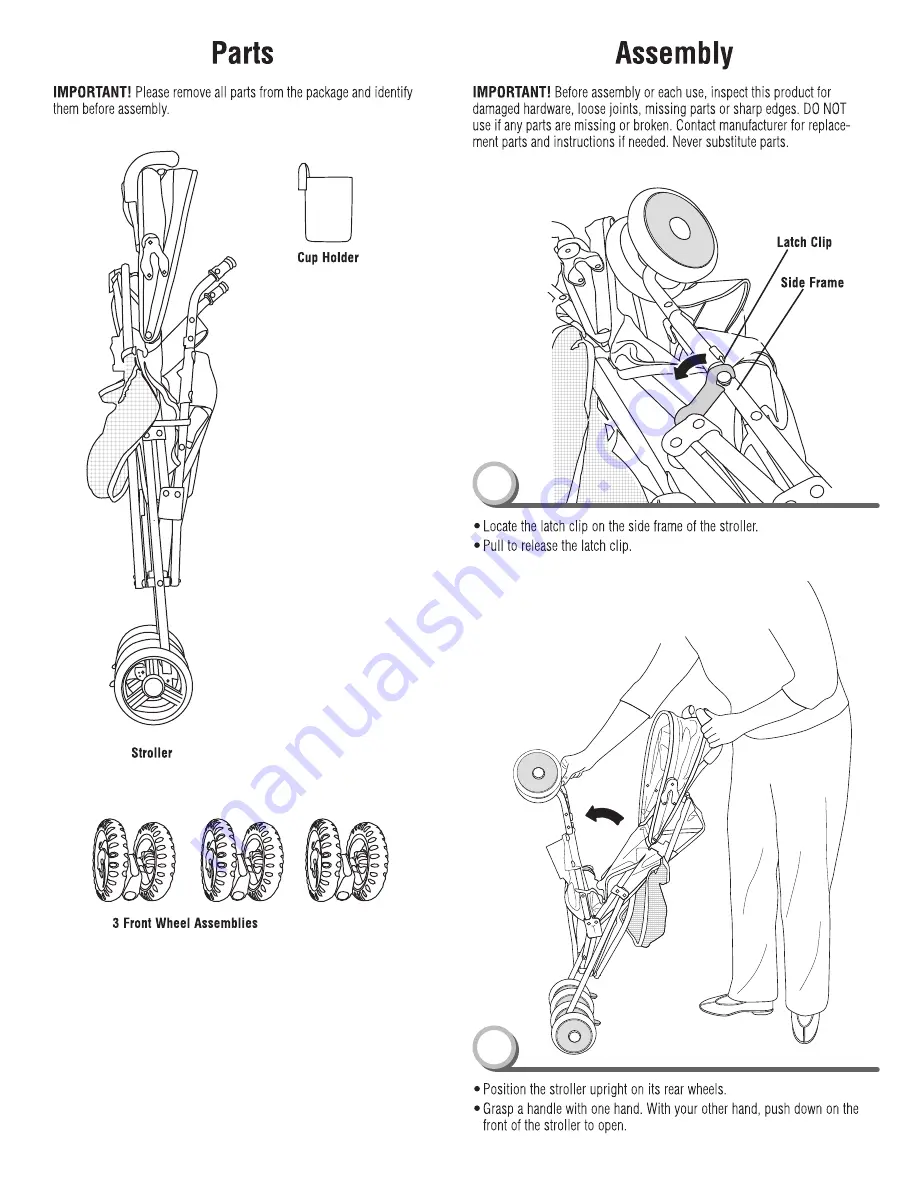 Delta Childrens Products SCOUT DOUBLE 11708 SERIES Instruction Manual Download Page 3