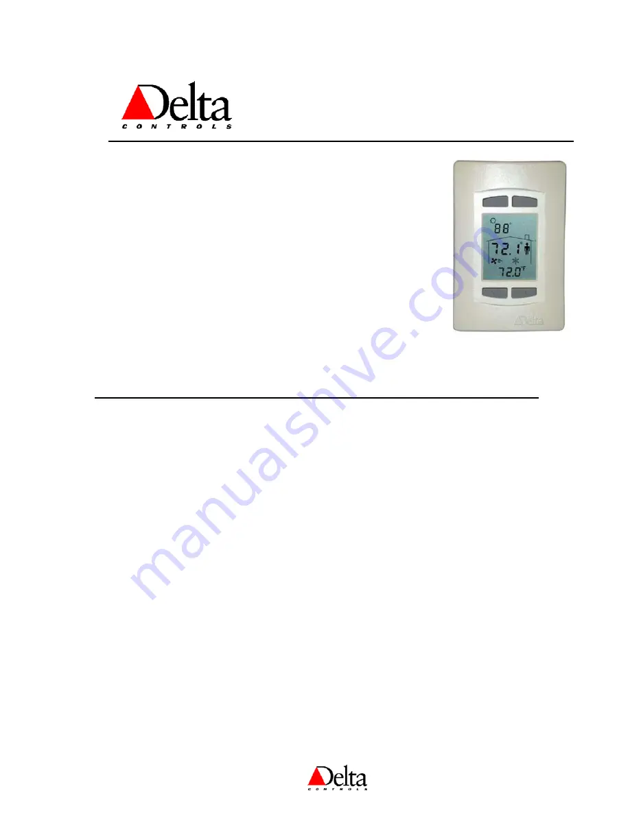 Delta Controls DNT-T103 Application Manual Download Page 1