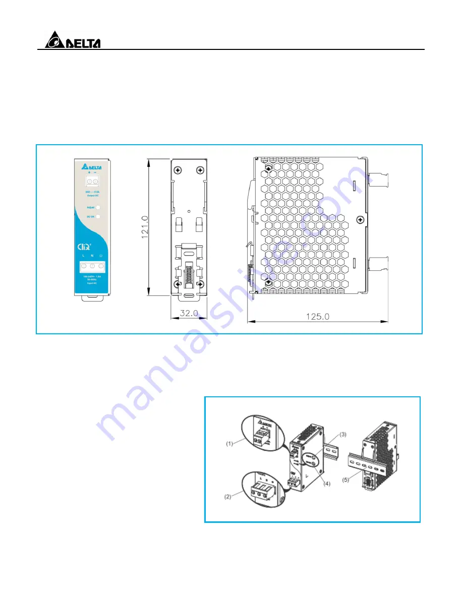 Delta Electronics DRP024V060W1BA Manual Download Page 7