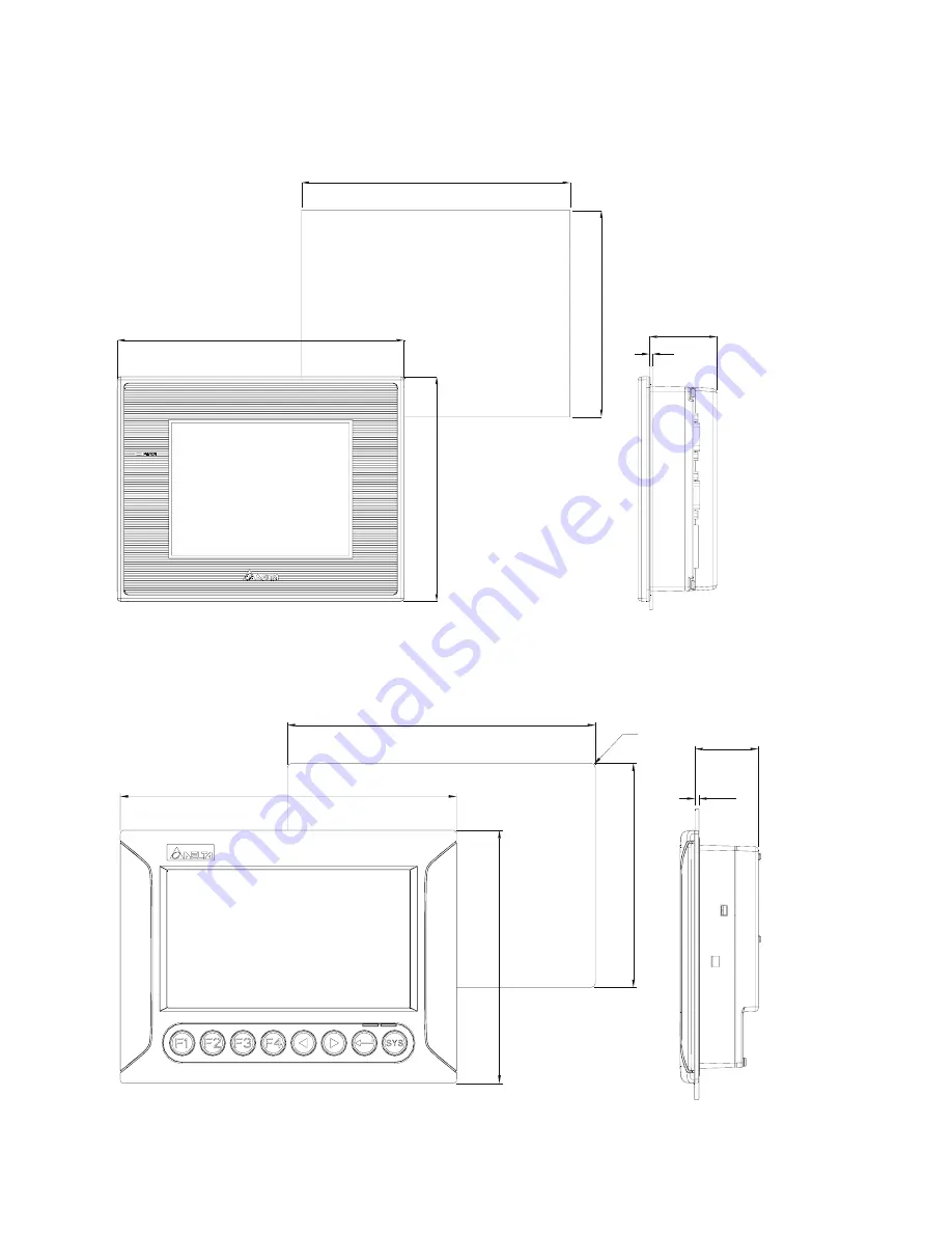 Delta Electronics Network Device DOP-B Quick Start Manual Download Page 12