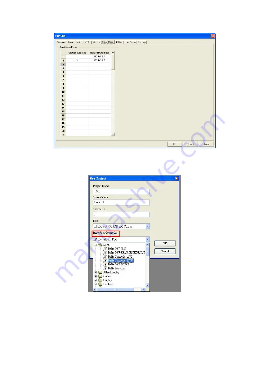 Delta Electronics Network Device IFD9506 Скачать руководство пользователя страница 56