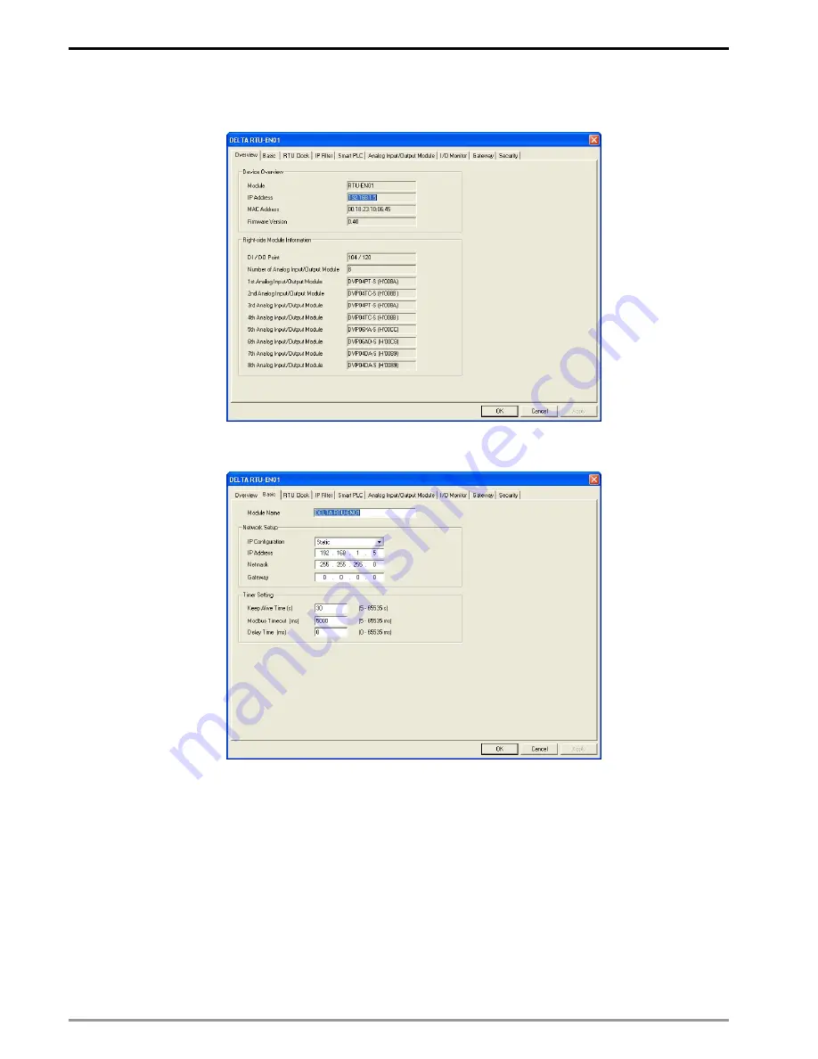 Delta Electronics RTU-EN01 Скачать руководство пользователя страница 20