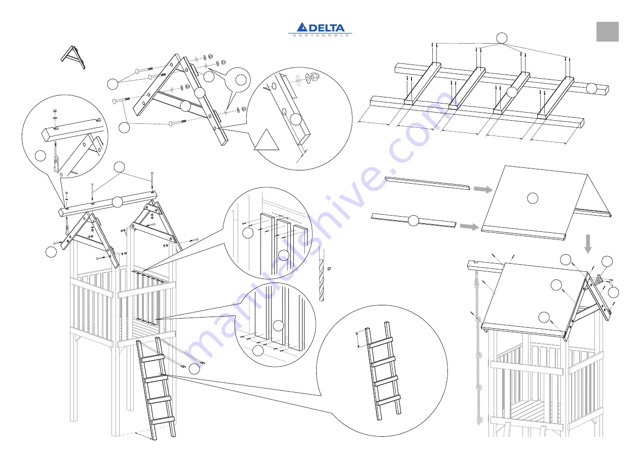 Delta Gartenholz Multi-Play Manual Download Page 10