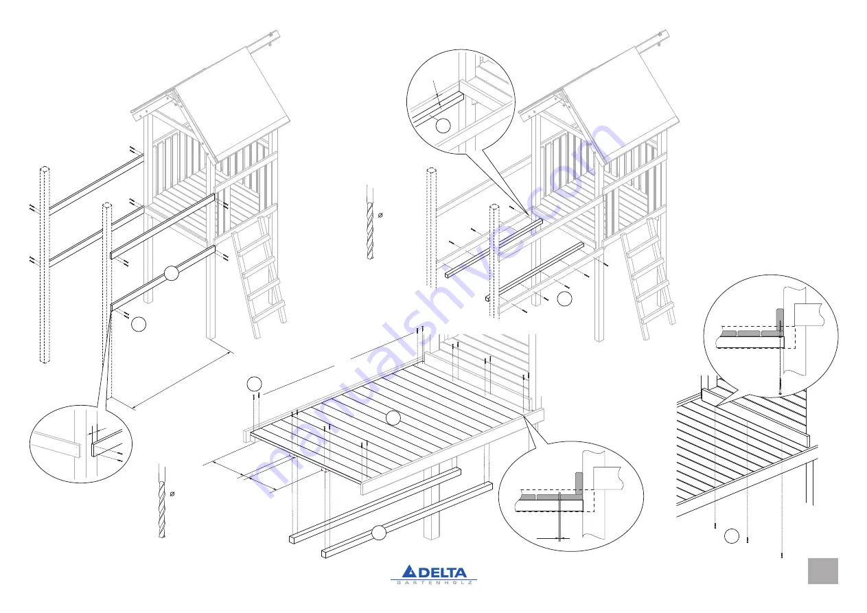 Delta Gartenholz Multi-Play Manual Download Page 23