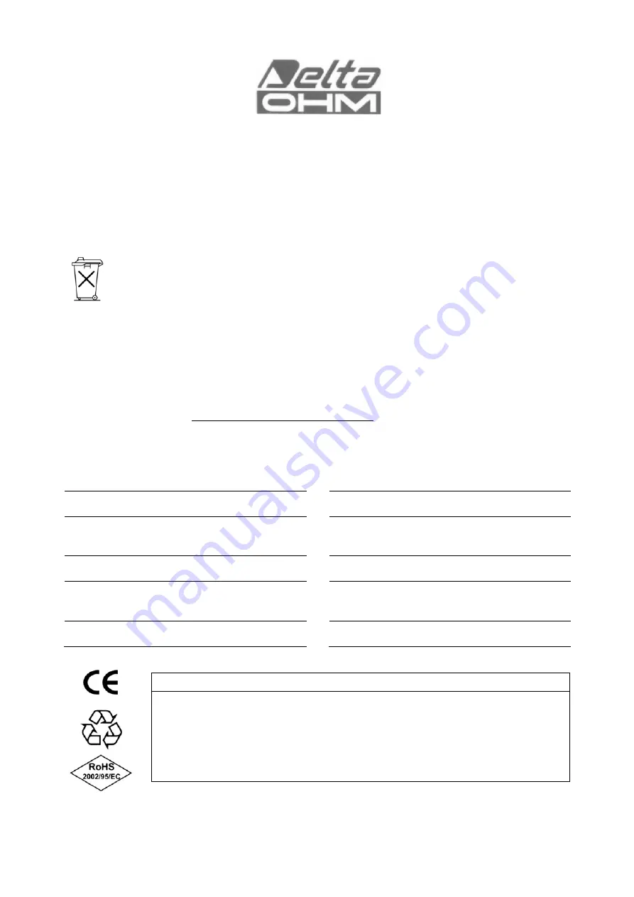 Delta OHM HD21AB Manual Download Page 51