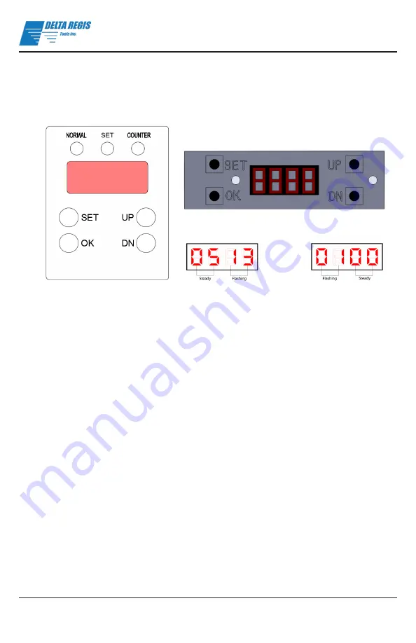 Delta Regis DRFF-208 Operation And Setup Manual Download Page 11