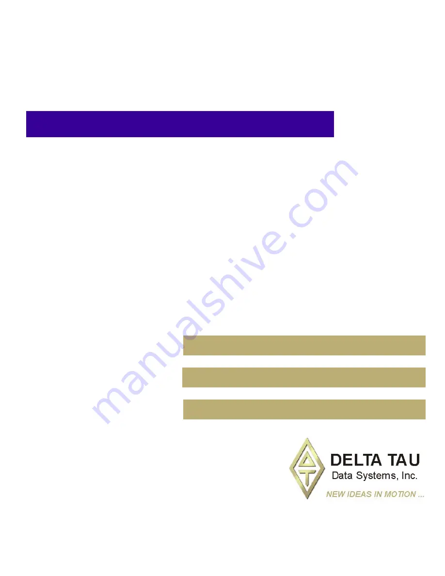 Delta Tau PMAC Lite Hardware Reference Manual Download Page 2