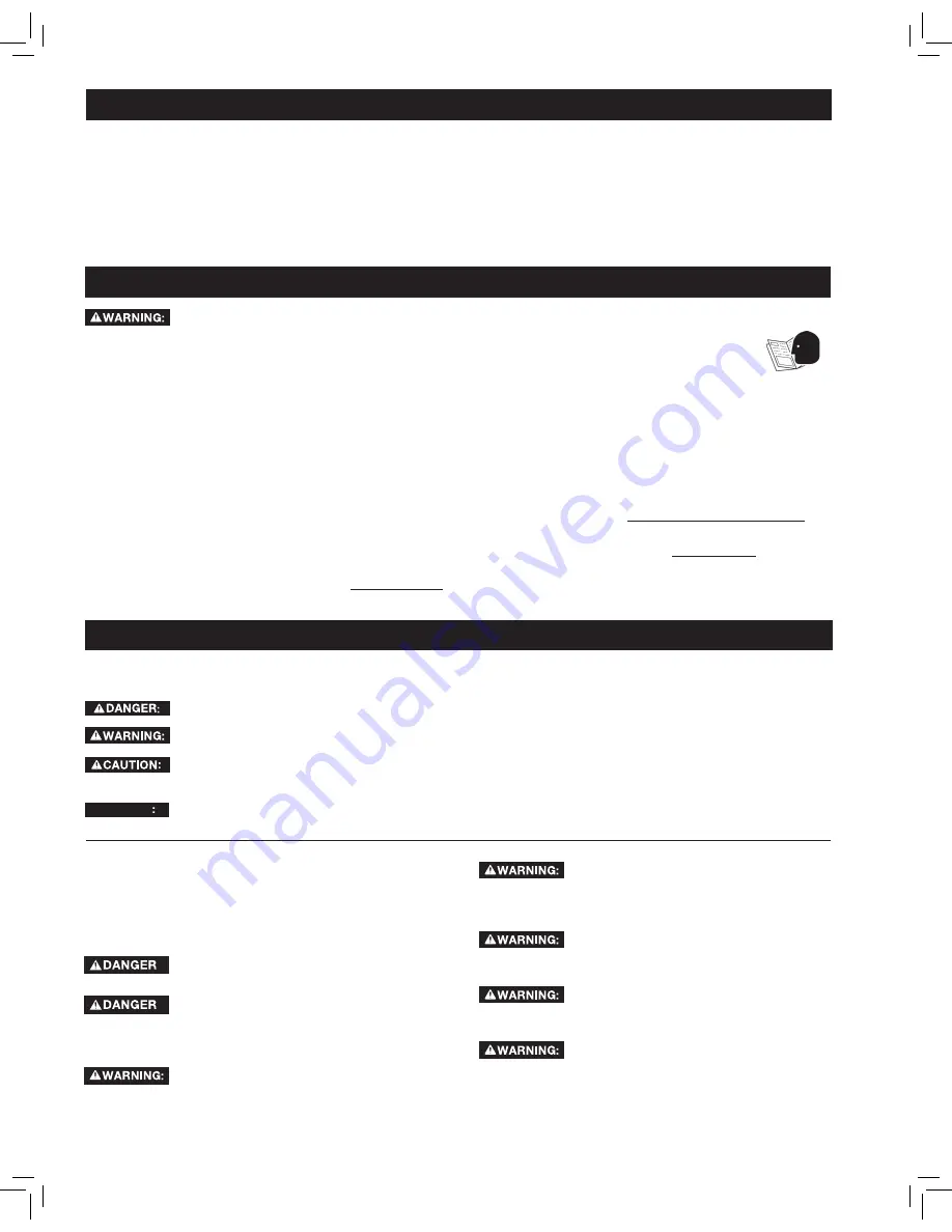 Delta 1-1/2 H.P. DUST COLLECTOR 50-786 Instruction Manual Download Page 2