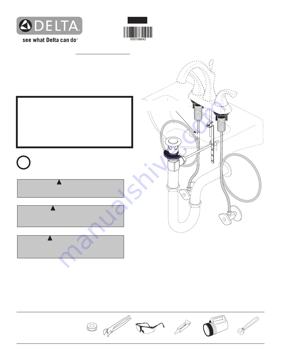 Delta 106643 Manual Download Page 1