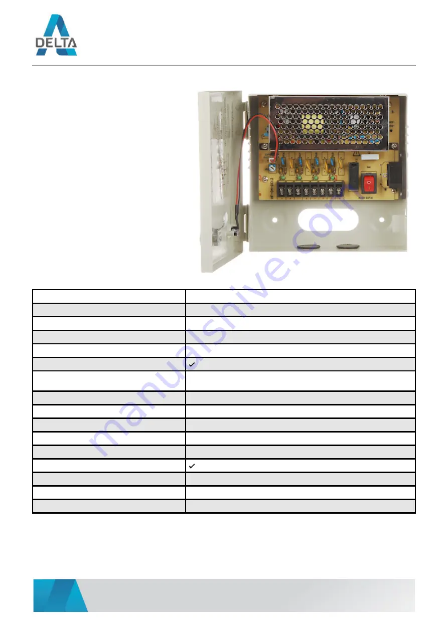 Delta 12V/3.3A/PA4 User Manual Download Page 2