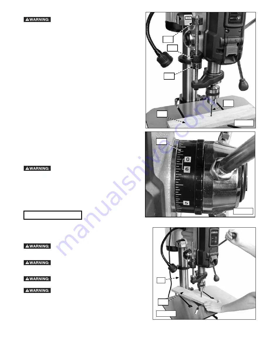 Delta 18-900L Instruction Manual Download Page 19