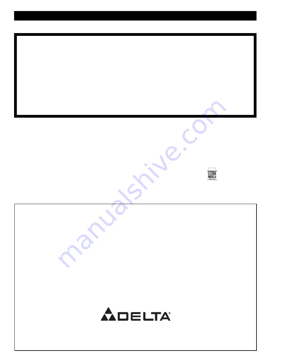 Delta 18-900L Instruction Manual Download Page 68