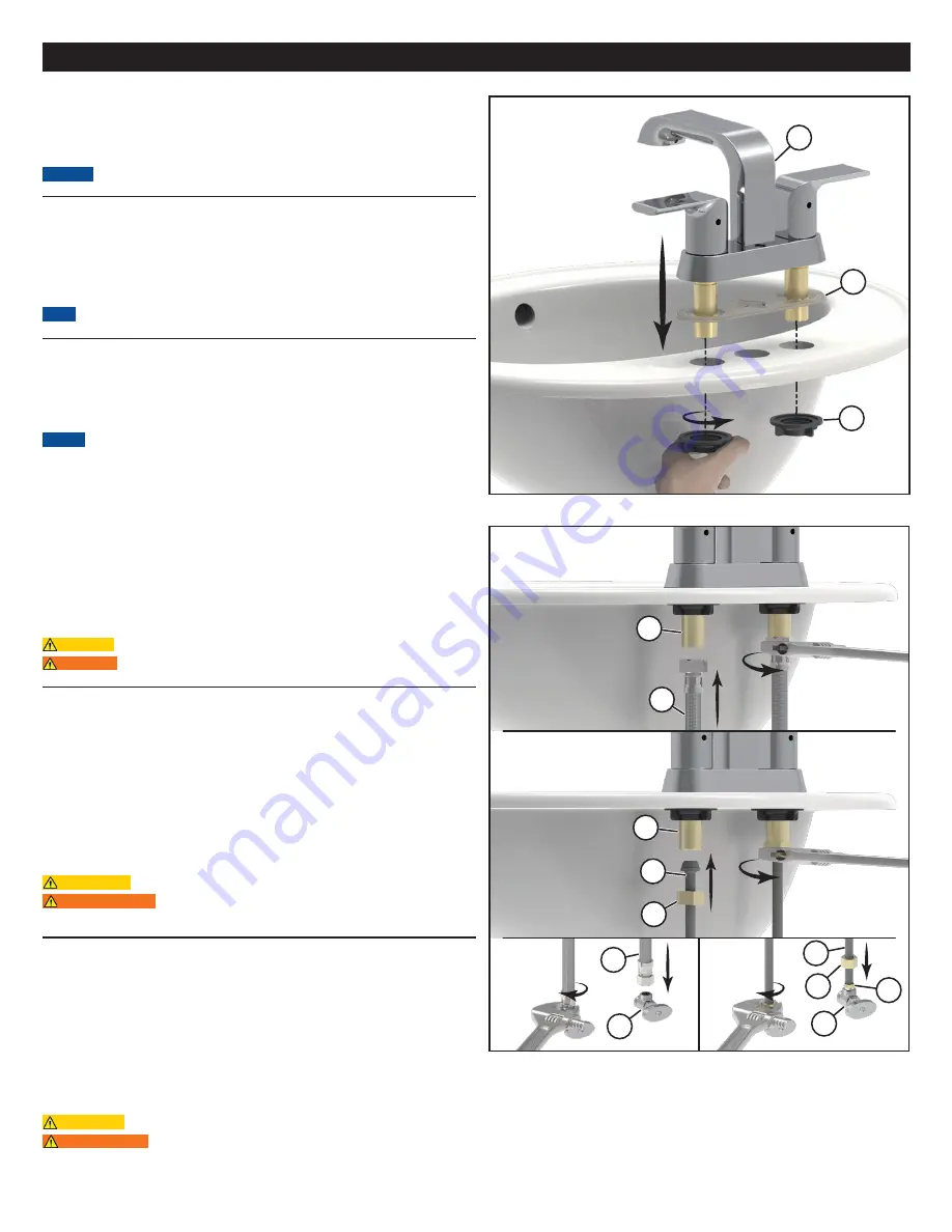 Delta 2563LF Installation Notes Download Page 2