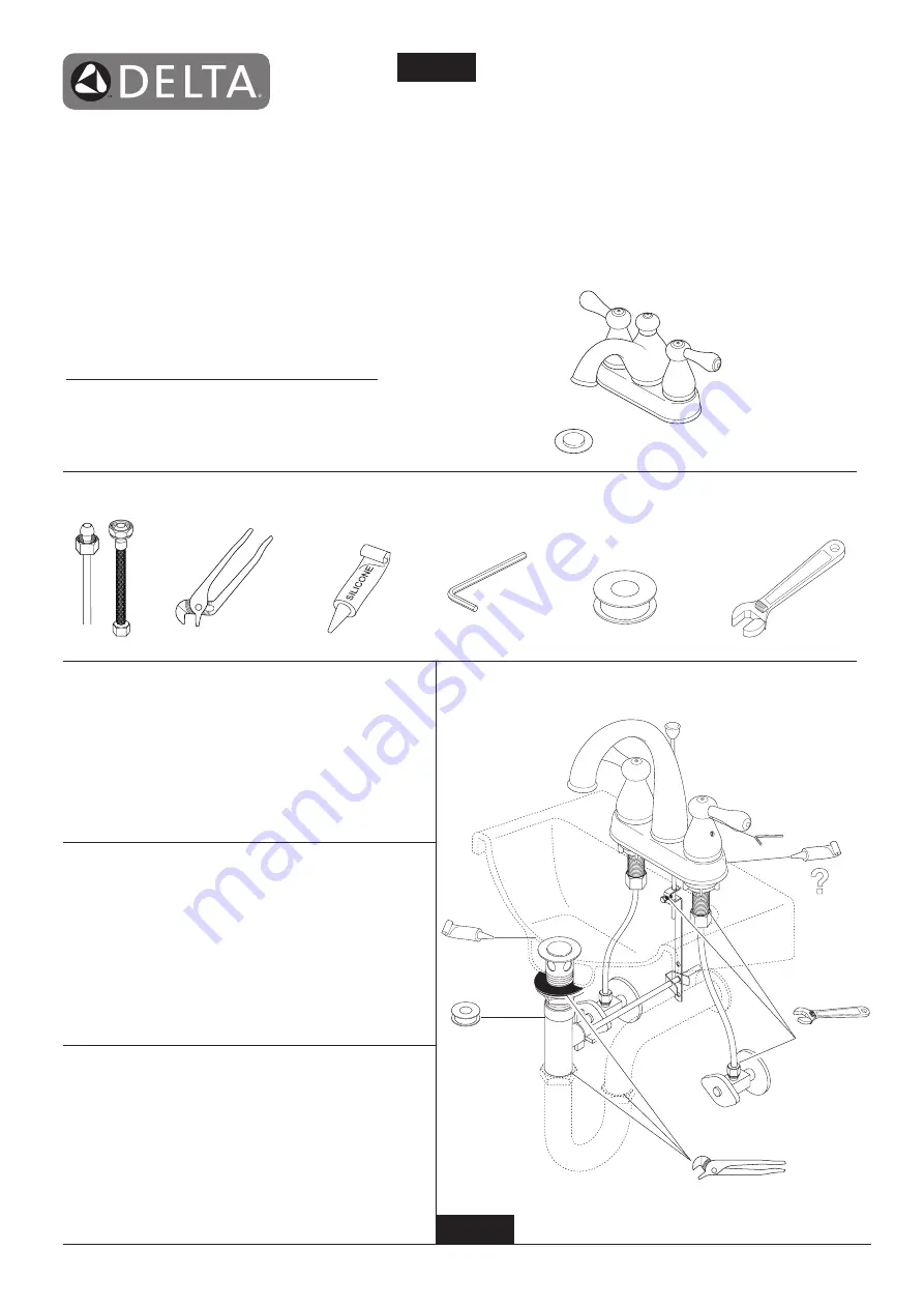 Delta 2575LF Manual Download Page 1