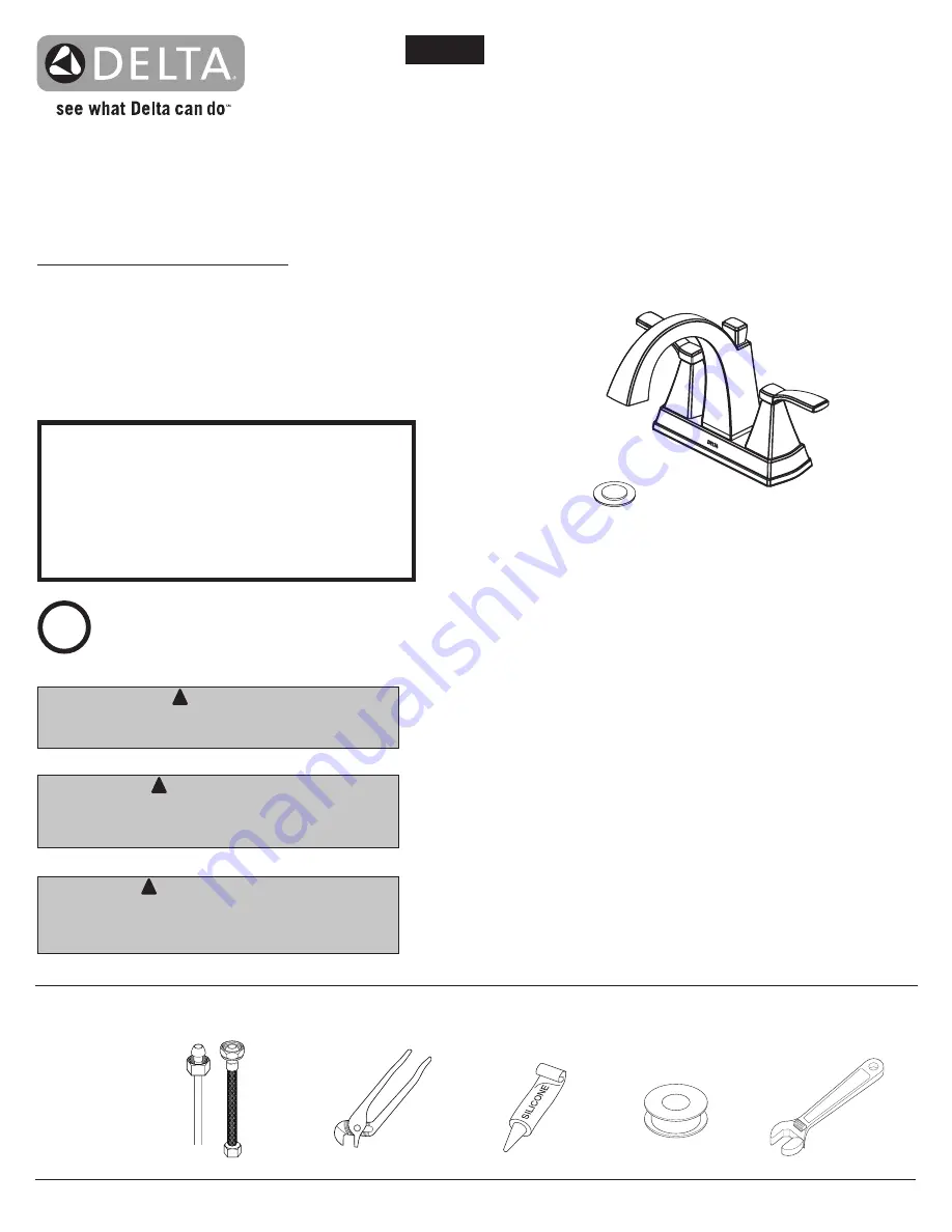 Delta 25768LF Manual Download Page 1