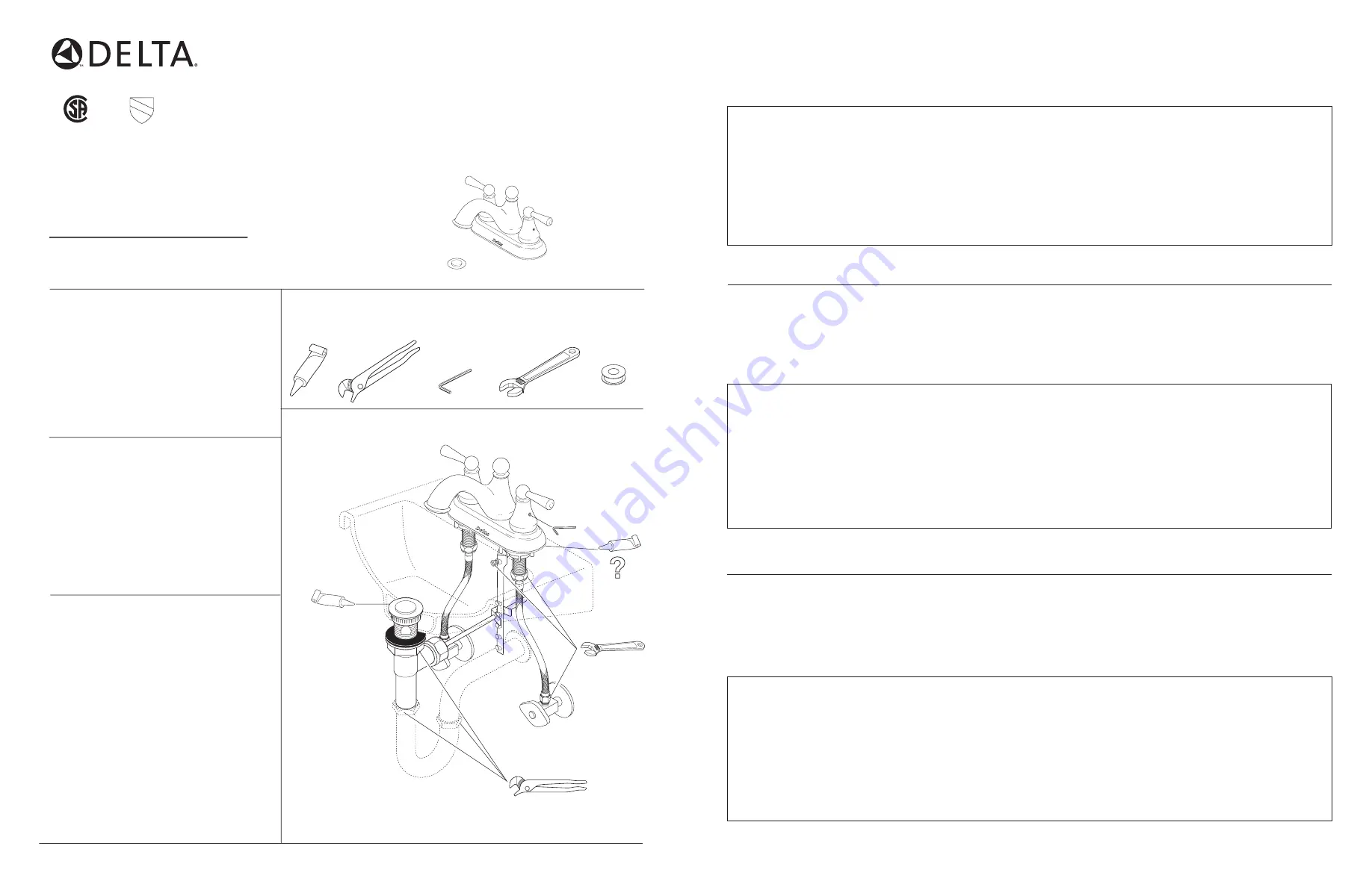 Delta 25902 Series Manual Download Page 1